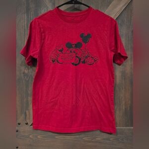 Lightning McQueen Disney Trip Tee Kids Wonder Nation Size XL 14/16